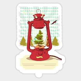 TREE LANTERN Sticker